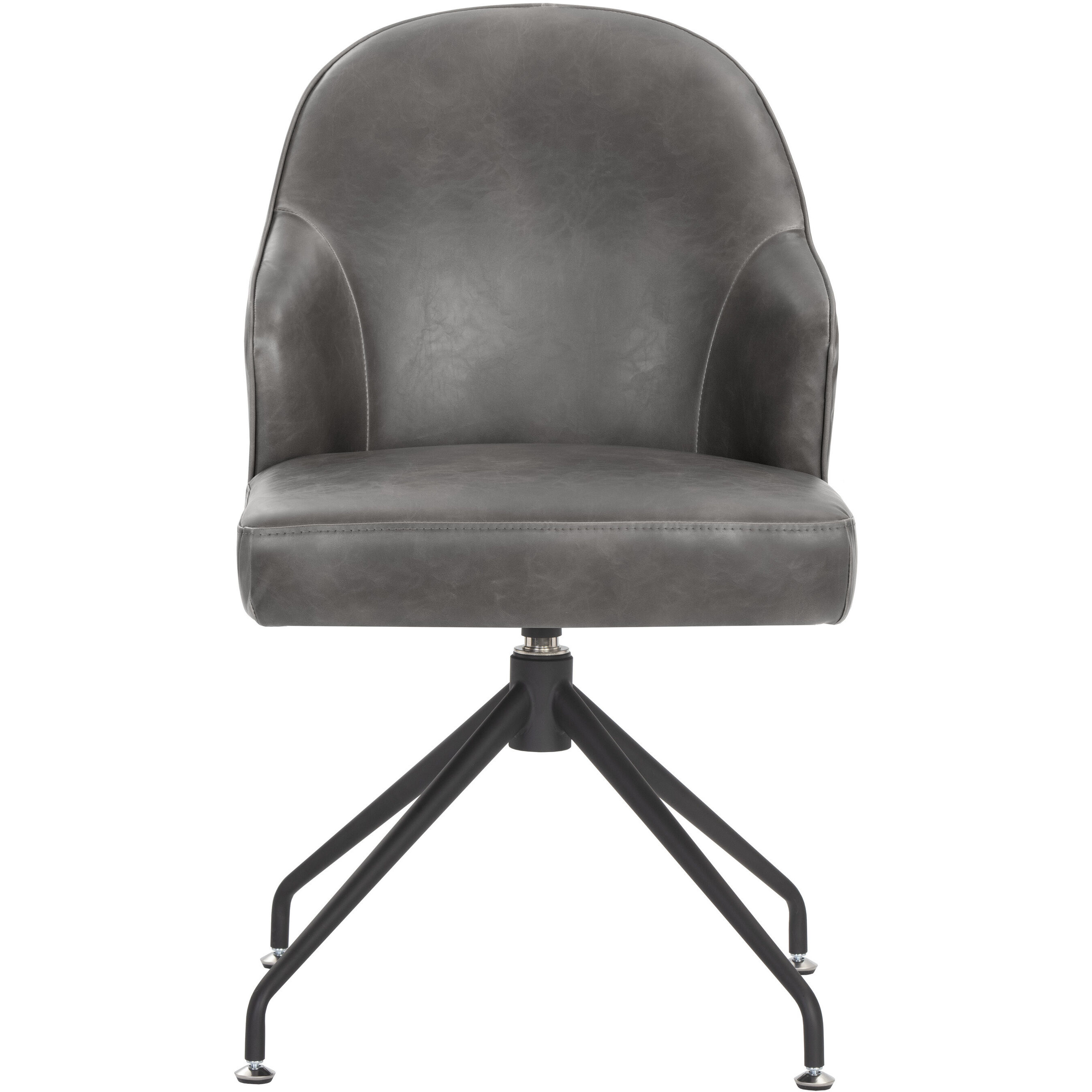 Bretta Overcast Grey Swivel Dining Chair, Swivel